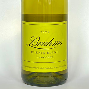 Brahms Unwooded Chenin Blanc 2022 - ブラハム シュナン・ブラン・アンウッド 2022