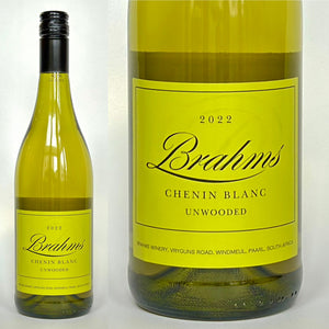 Brahms Unwooded Chenin Blanc 2022 - ブラハム シュナン・ブラン・アンウッド 2022