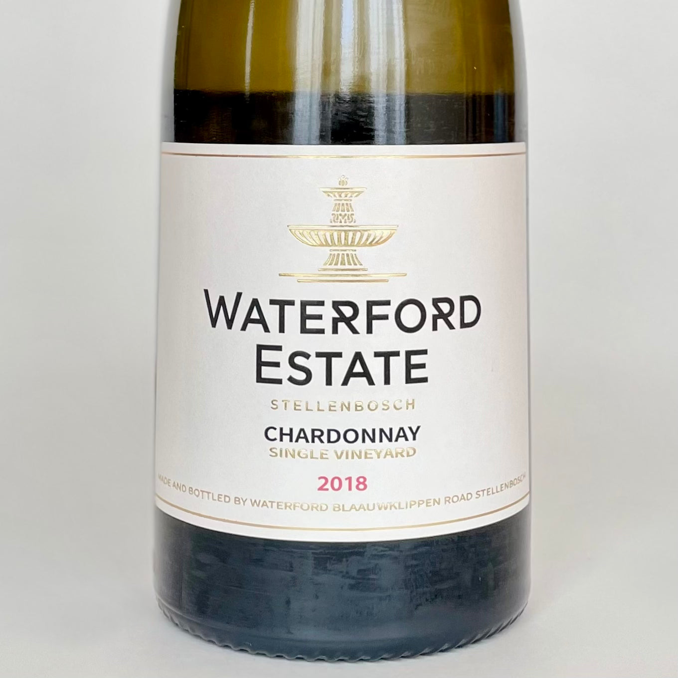 Waterford Estate Single Vineyard Chardonnay 2018 - ウォーターフォード エステート シングル・ヴィンヤード シャルドネ 2018